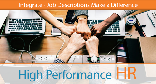 Integrate — Job Descriptions Make a Difference